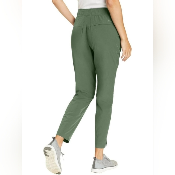 NWT Eddie Bauer Traveler Ankle Pant, Color Green Size 2X - Picture 2 of 14